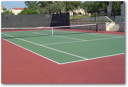 Tennis Court cleaning and synthetic surface maintenance